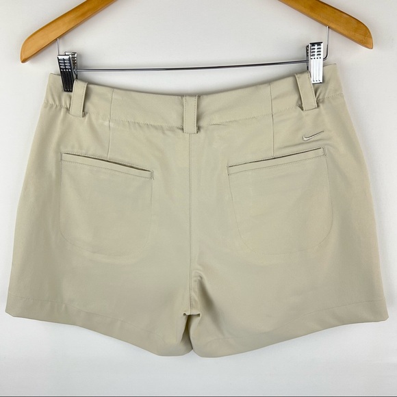 NWOT | NikeGolf Cream Dri-Fit High-Rise Women’s Shorts - Picture 4 of 14